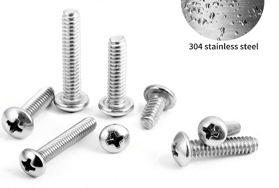 Product photo of machine screws.
