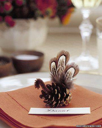 Pinecone turkey craft placeholder.