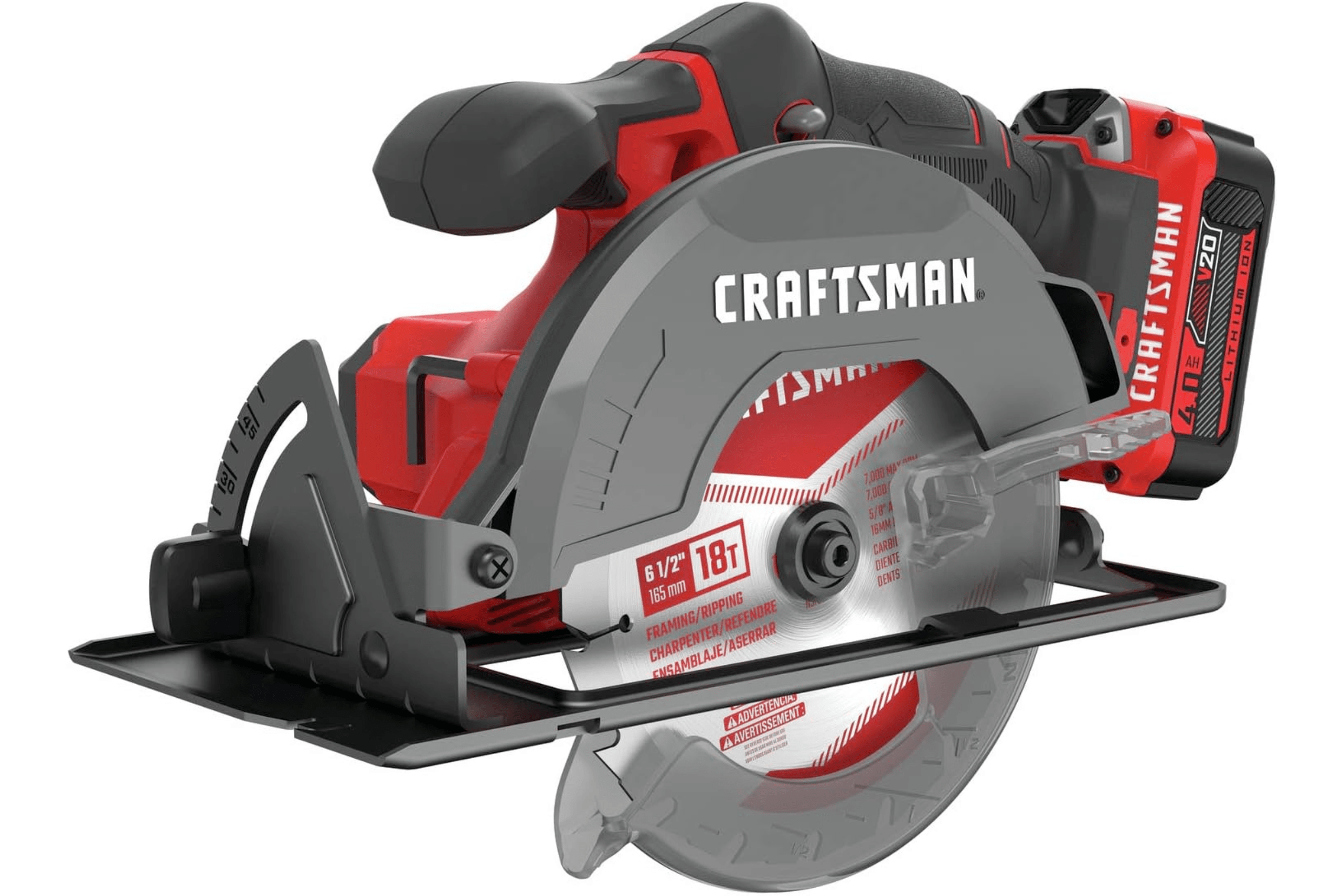 CRAFTSMAN cordless circular saw.