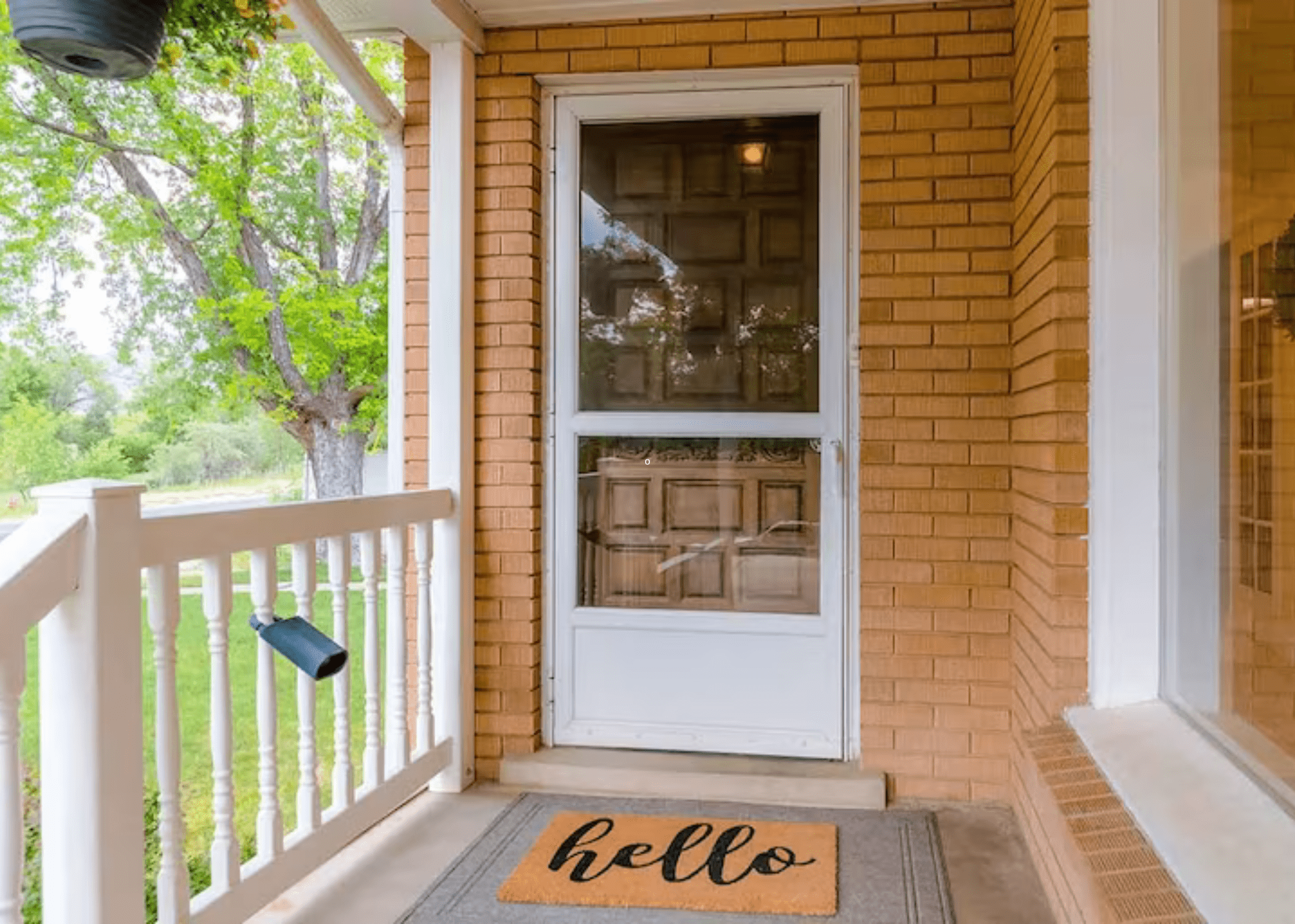 storm door front porch