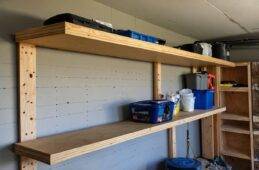 Simple Steps to Build DIY Floating Garage Shelves