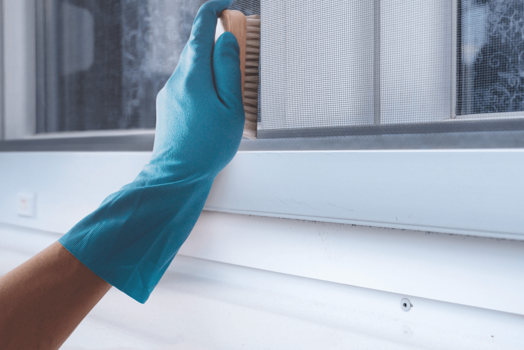 Window Screen Clean How to Clean Window Screens Without Removing Them - ManMadeDIY