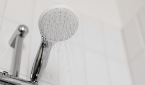 A weak showerhead.