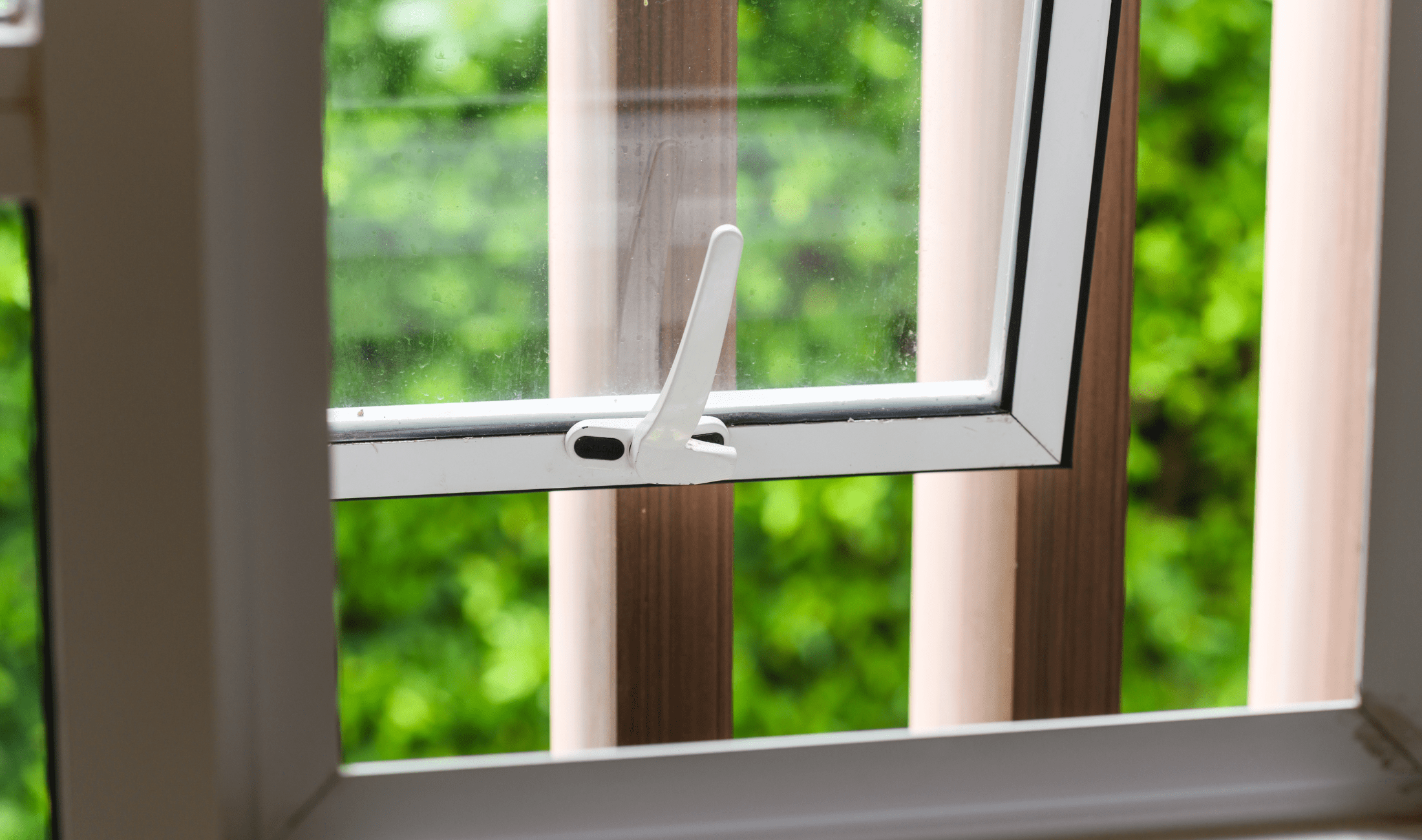 An open window.