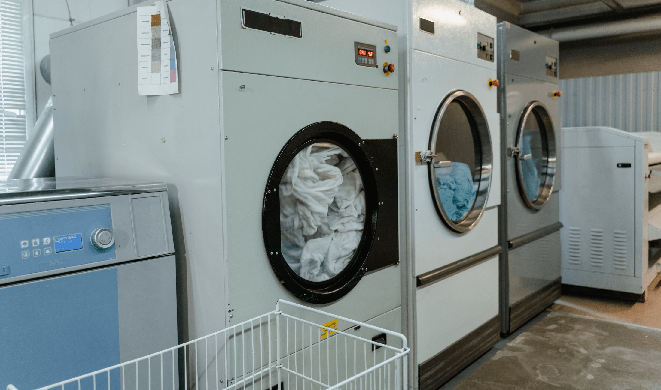A full industrial dryer.