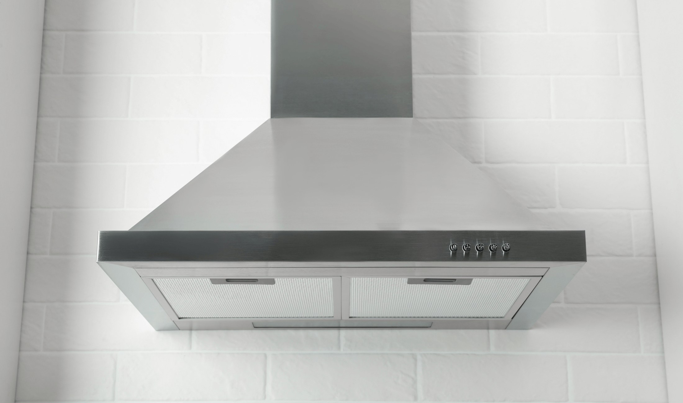 An stove range hood.