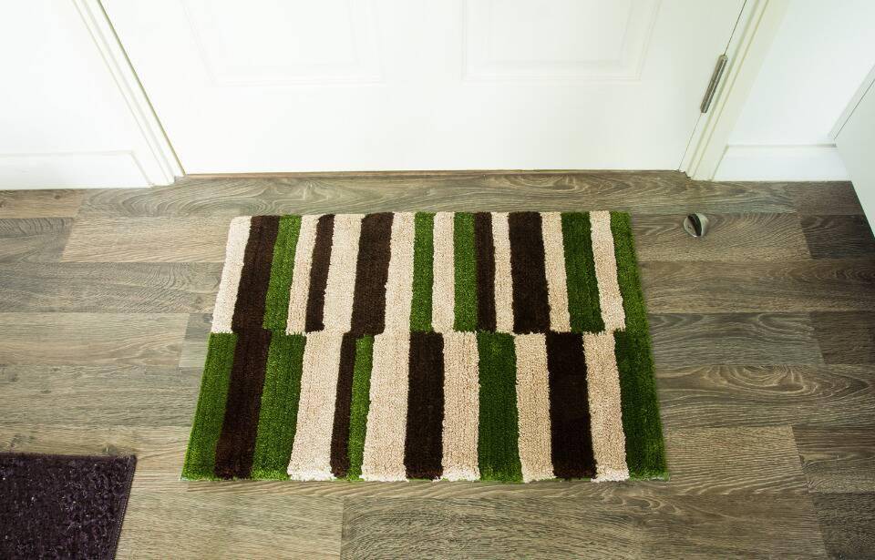 A front door mat.