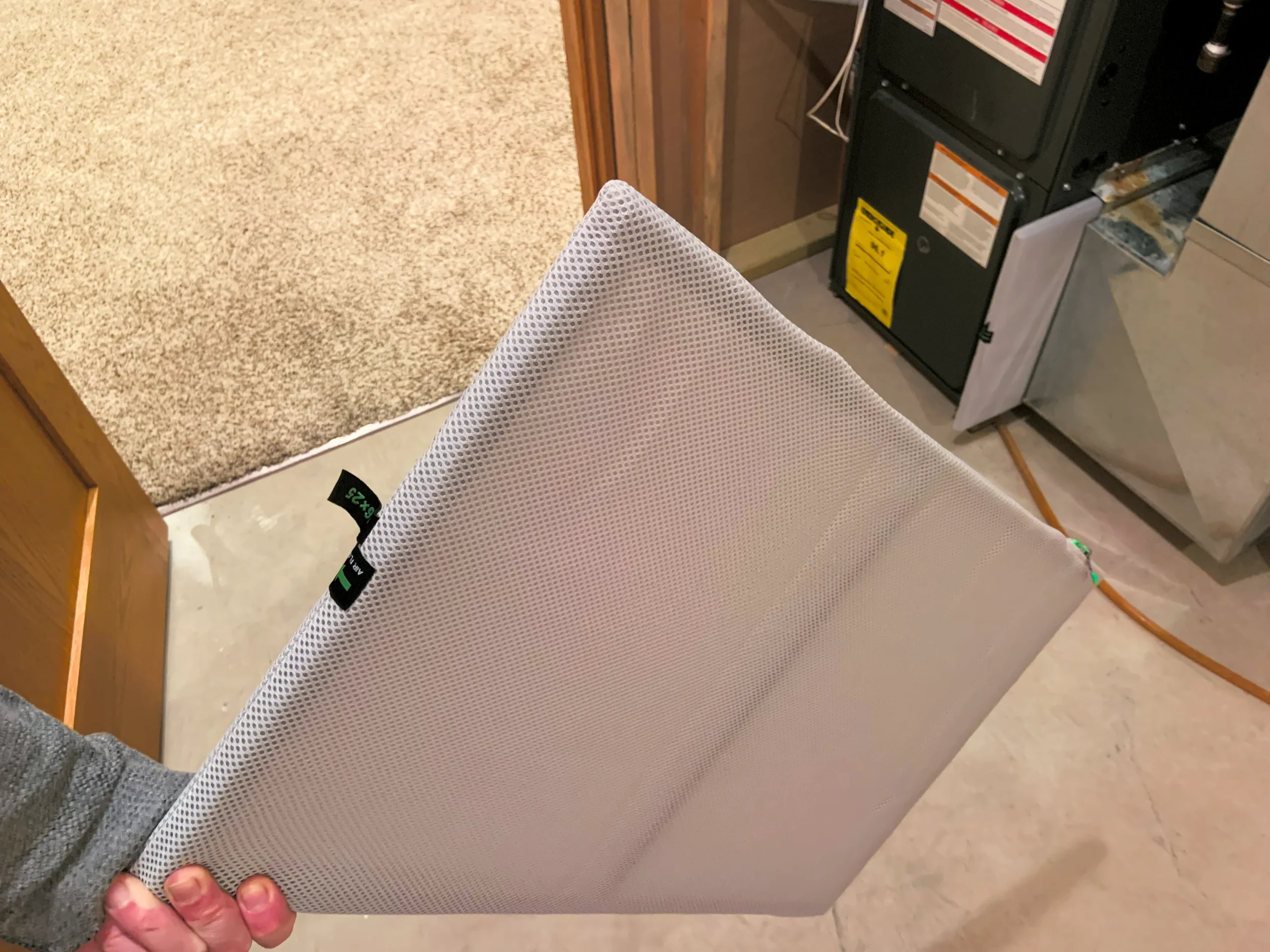 Reusable, washable HVAC filter.